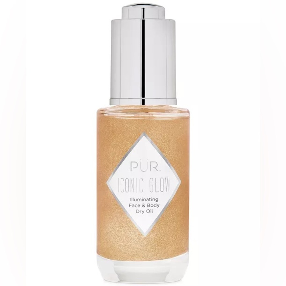 PÜR Crystal Clear Iconic Glow Illuminating Face & Body Dry Oil (1 fl oz) NEW